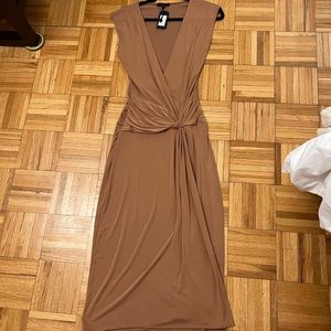 Rag & Bone Christy Drape Midi Dress